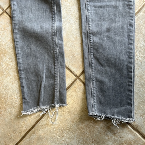 Zadig & Voltaire Eva Gris Perm Raw Released Hem Skinny Jeans Womens size 27 - Picture 6 of 10